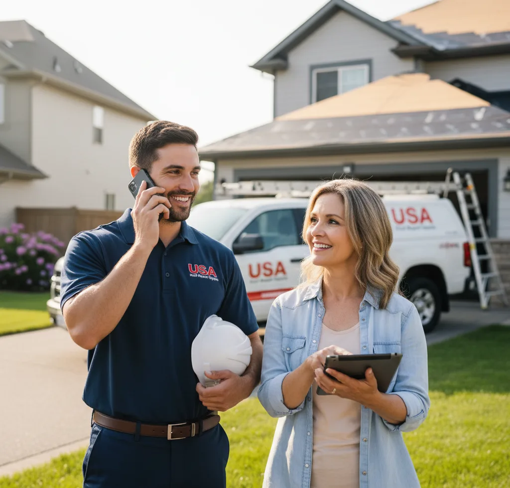 USA Roof Repair Experts customer support in Irvington